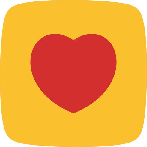 Icono del corazón ilustración vectorial vector