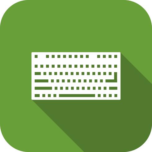 Vector icono de teclado