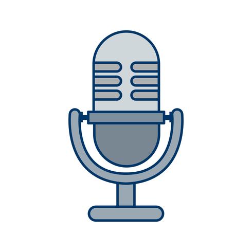 Microphone Icon Vector Illustration