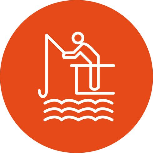 Fishing Icon Vector Illustration