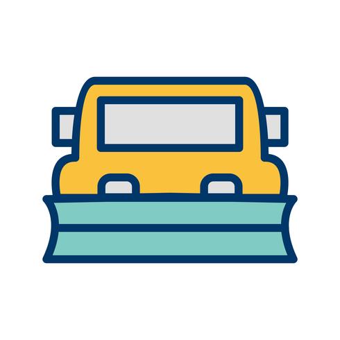 Vector Snowplow Icon