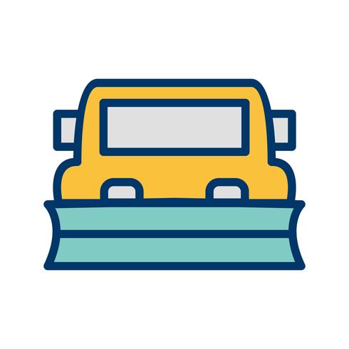 Vector Snowplow Icon