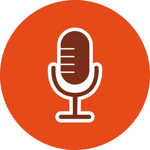 Microphone Icon Vector Illustration