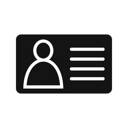 Vector Identity Card Icon