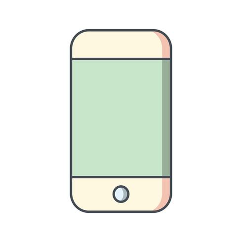 Teléfono celular icono Vector Illustration