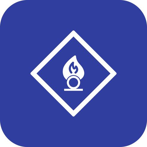 Vector Oxidizing agent Road Sign Icon