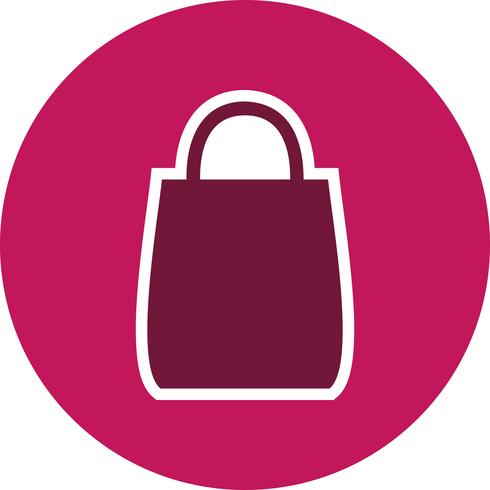 Bolsa de compras icono Vector Illustration