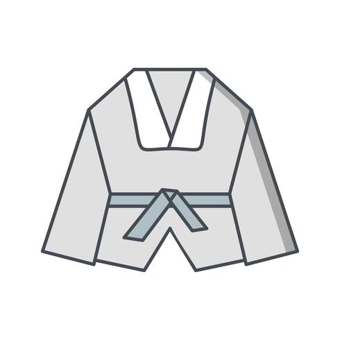 Karate Icon Vector Illustration