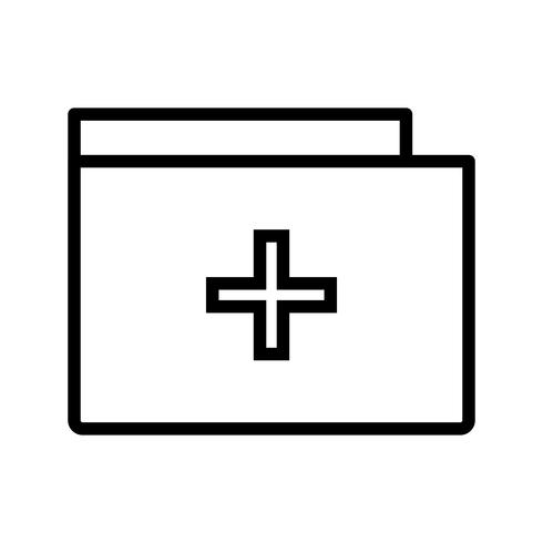 Vector Medical Folder Icon