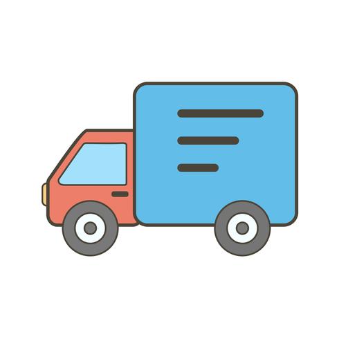 Vector icono de camión de entrega