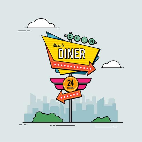 Retro Sign vector