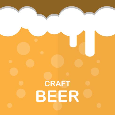 Beer festival, event poster background on a flat style vector