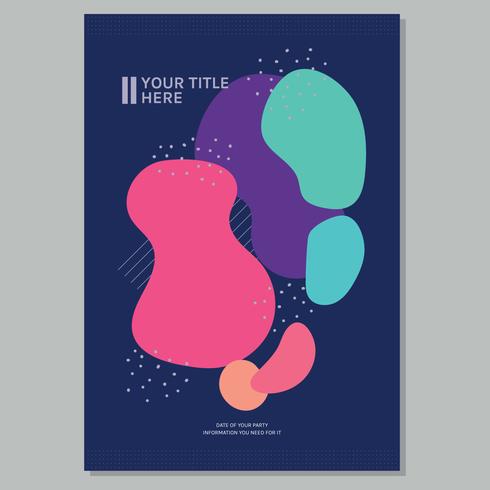 Colorful Abstract Poster vector