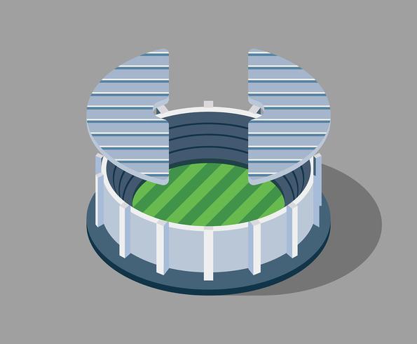 Cricket Stadium vector