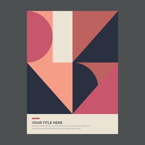 Geometric Poster vector