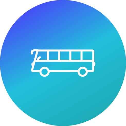 icono de bus vectorial vector