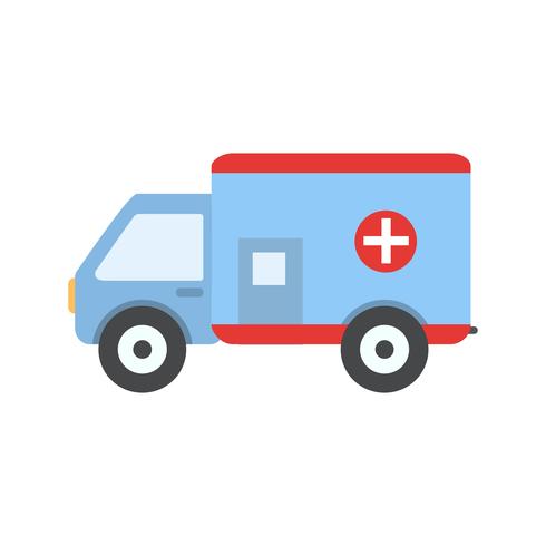 Icono de vector de ambulancia