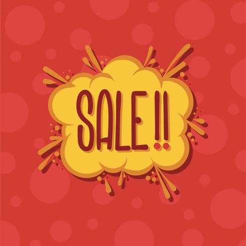 sale typography vector