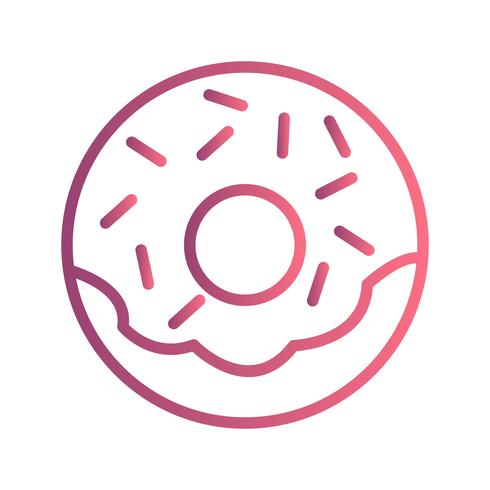 Vector Doughnut Icon