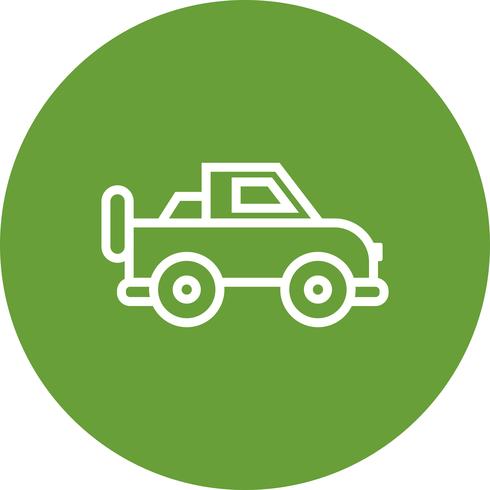 icono de vector jeep