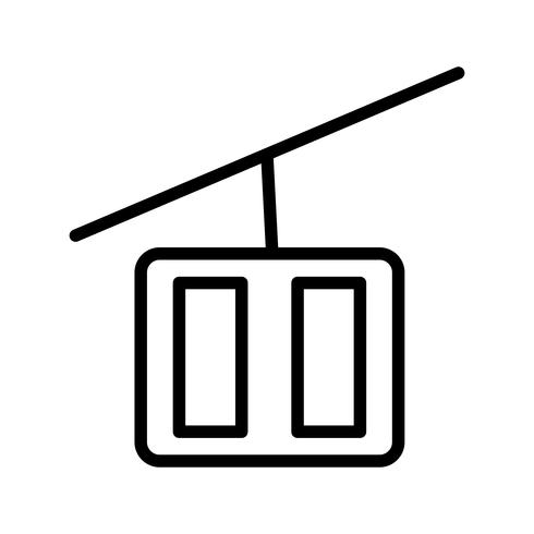 Vector Chair lift Icon