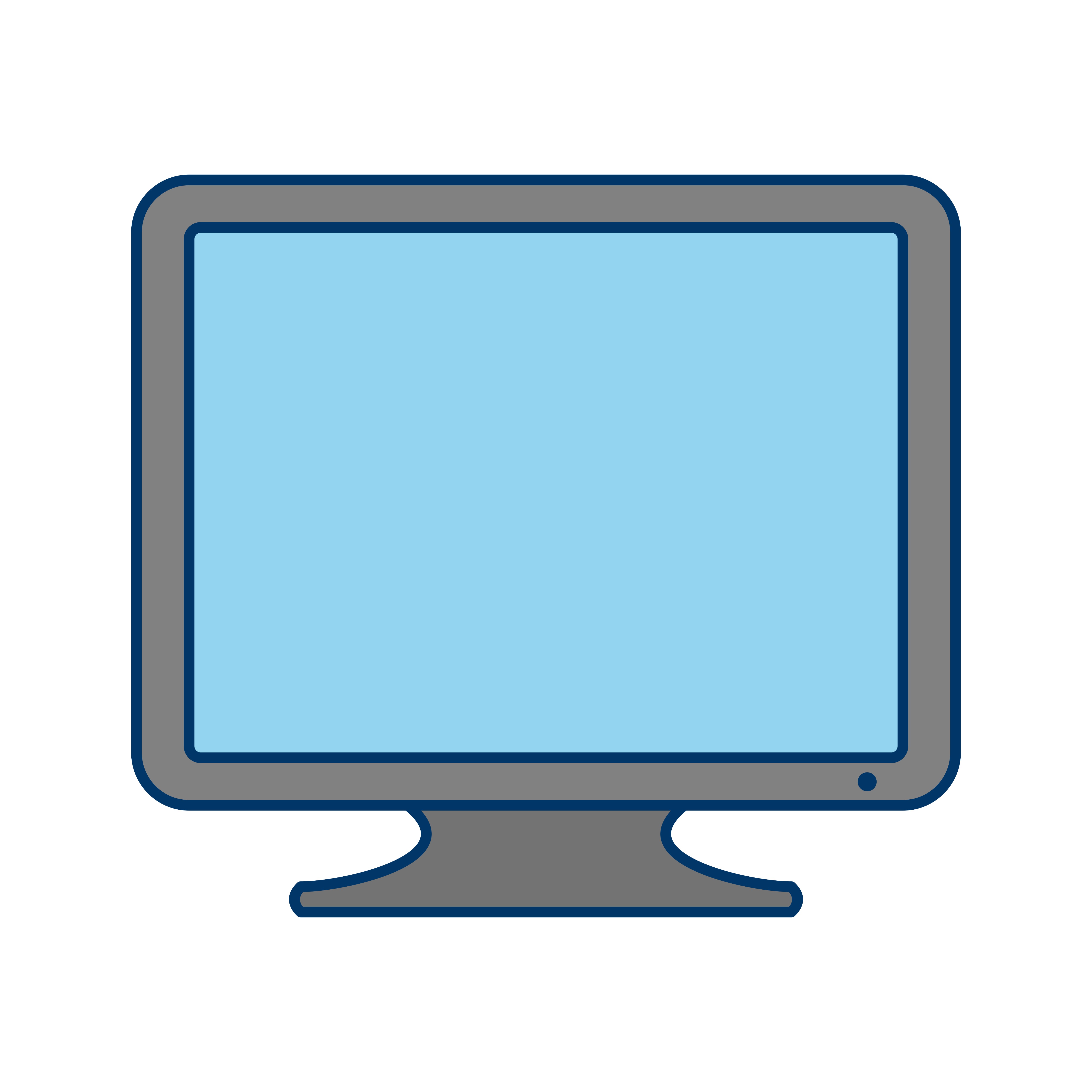 Monitor Icon Vector Illustration 425856 Vector Art at Vecteezy