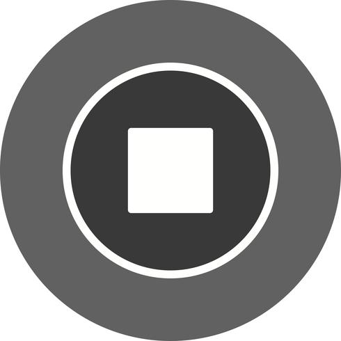 Stop Icon Vector Illustration