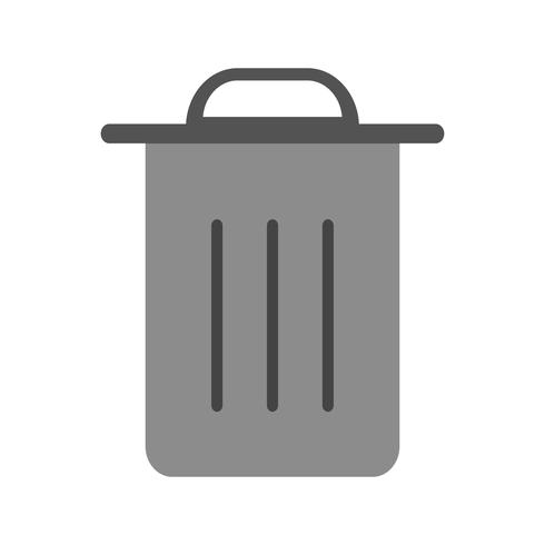 Icono de basura Vector ilustración