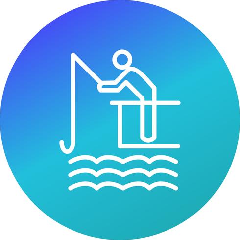 Fishing Icon Vector Illustration