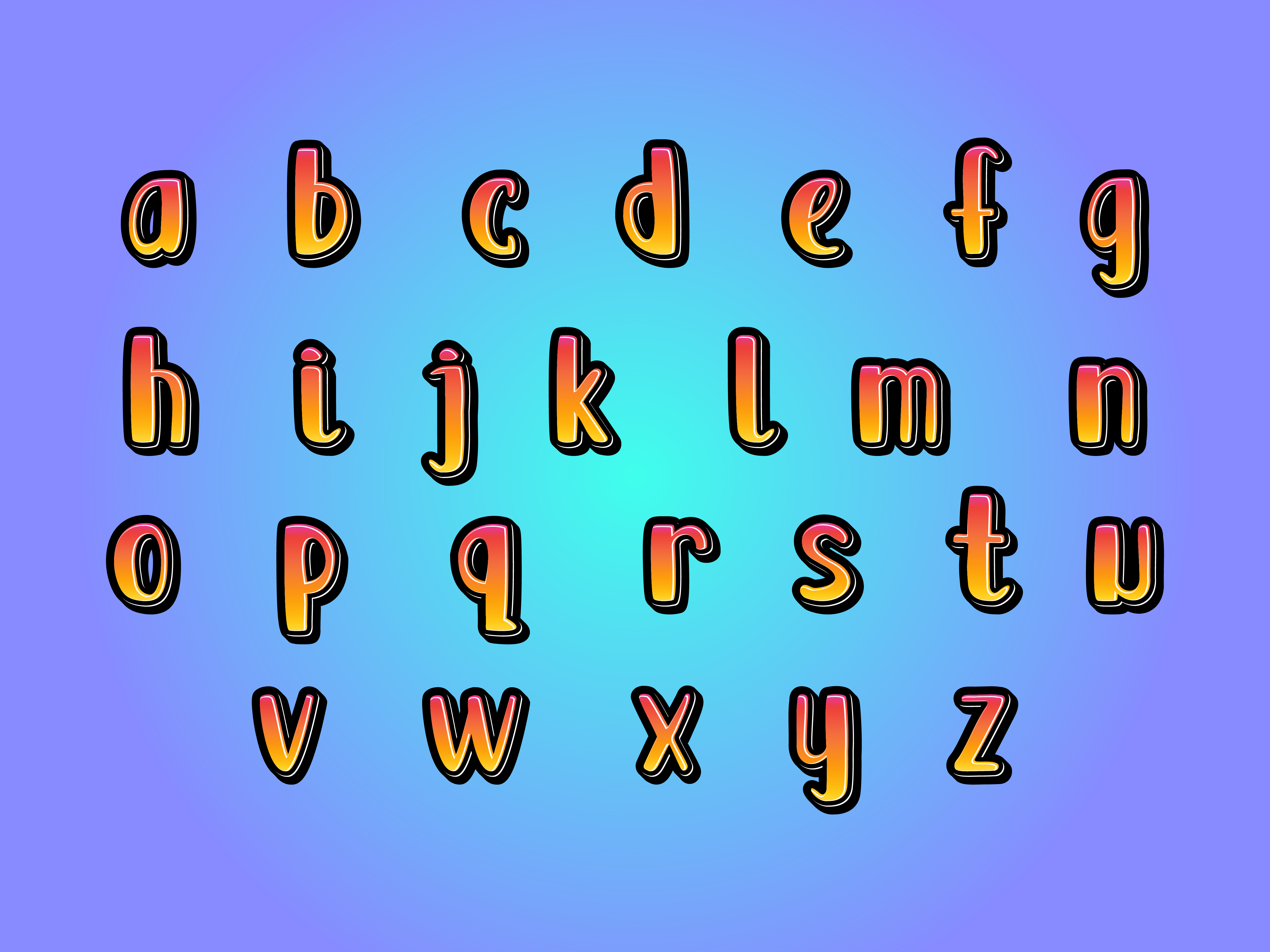 Cartoon Alphabet Download Free Vectors Clipart Graphics And Vector Art