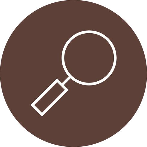 Magnifying Glass Icon Vector Illustration