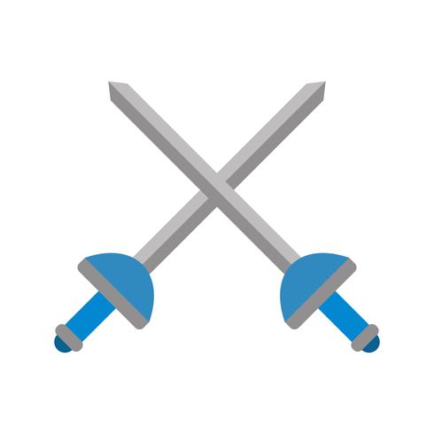 Fencing Icon Vector Illustration