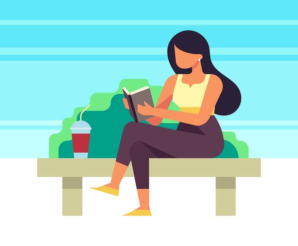 Person Enjoying Summer vector