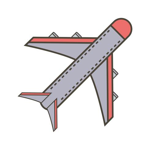 Vector icono de avión