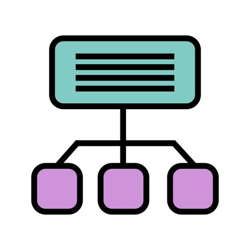 icono de sitemap vector