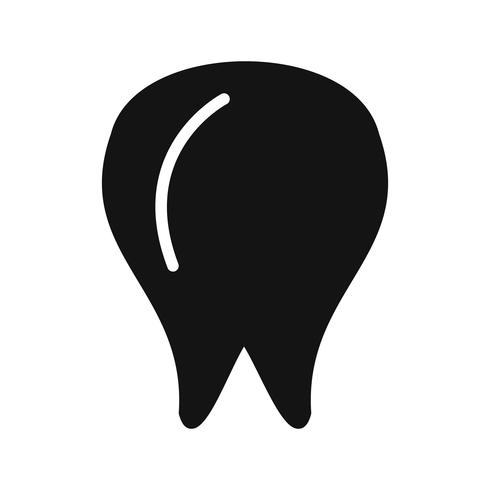 Vector icono de diente