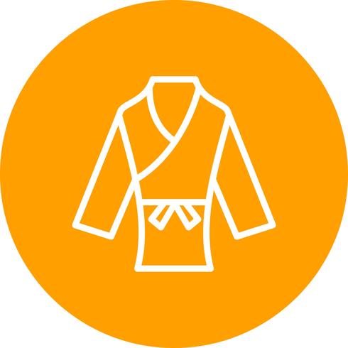 Karate Icon Vector Illustration