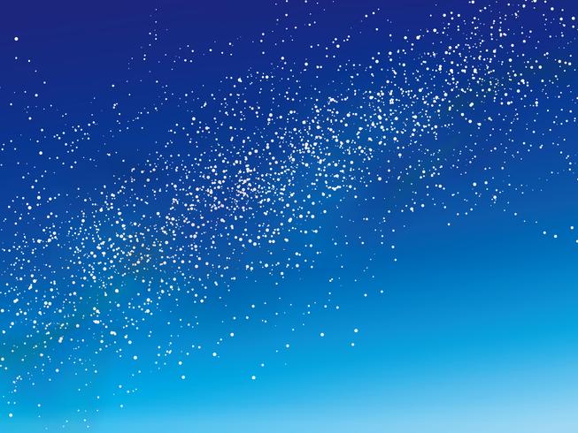 Milky Way background, vector illustration.