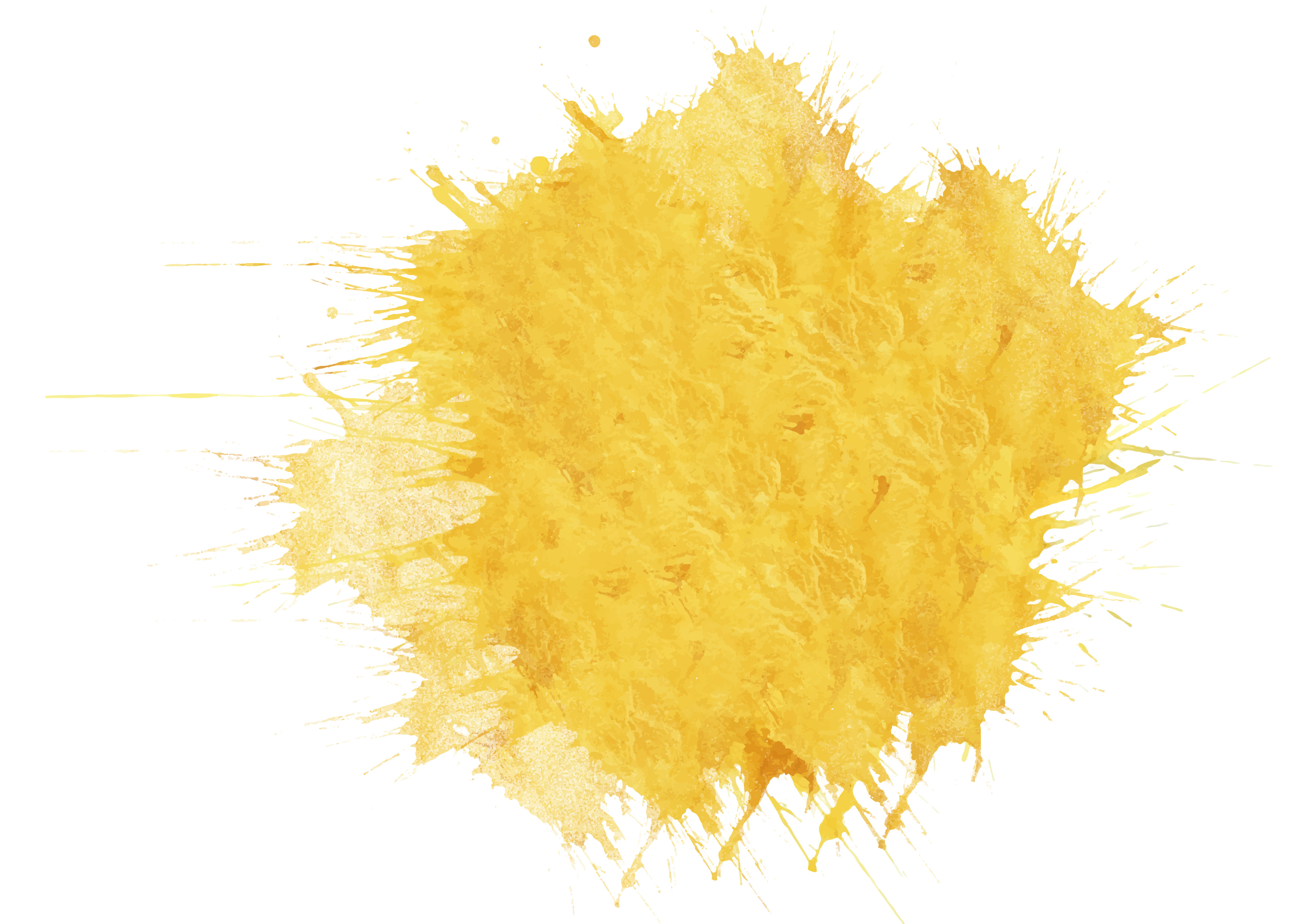 Colorful Hand Painted Watercolor Background Yellow Watercolor