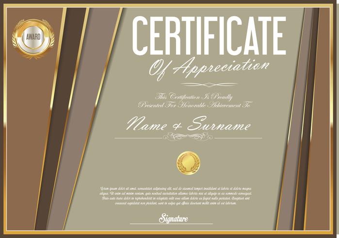 Certificate vector