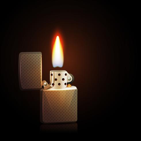 Gasoline Lighter Illustration vector