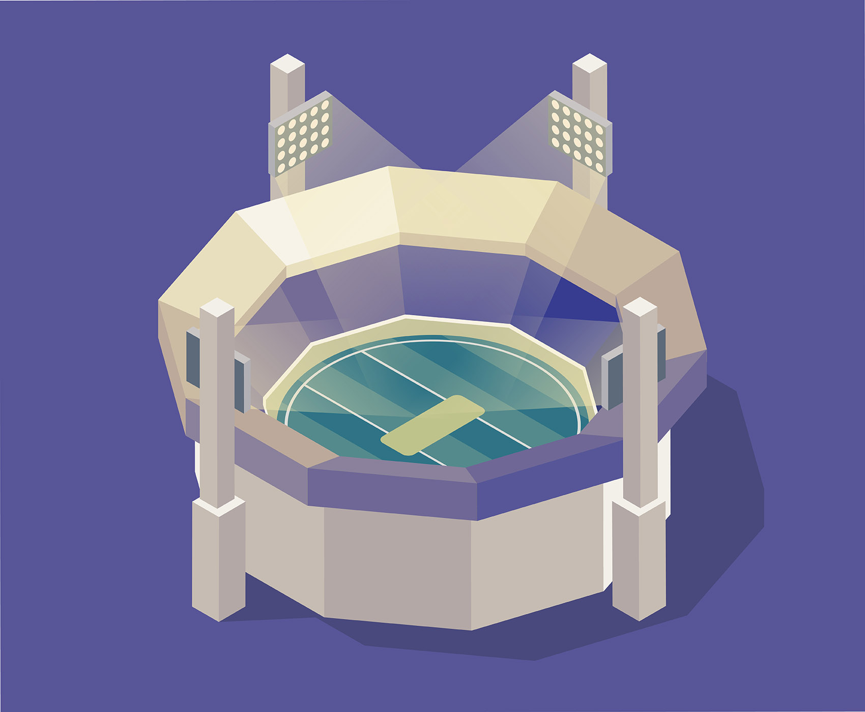 Cricket Stadium Clip Art