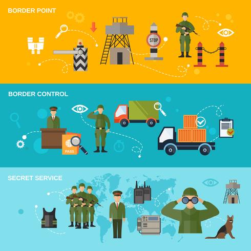 Border Guard Banner vector