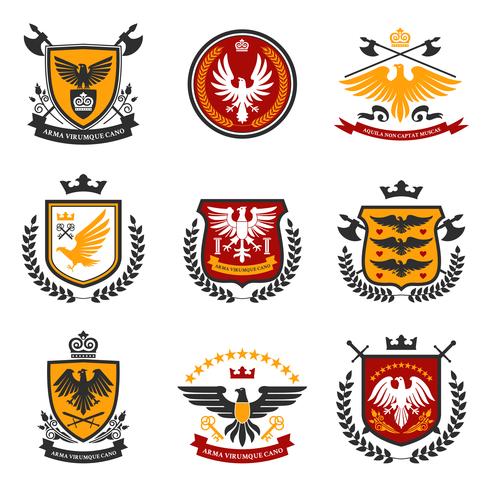 Eagle Emblem Set vector