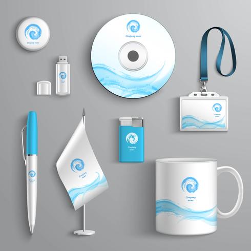 Diseño de identidad corporativa vector