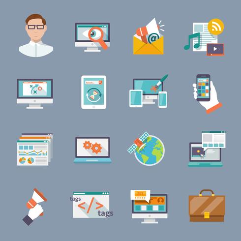 Seo Internet Marketing Icon vector