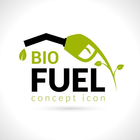 Concepto de bio combustible vector