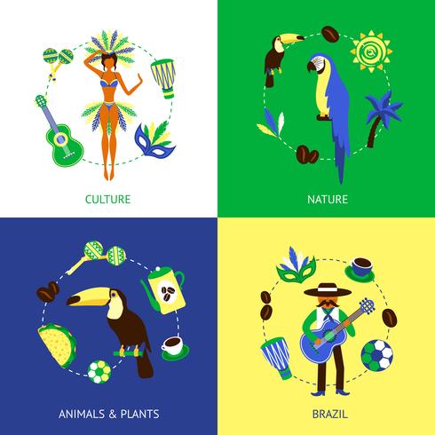 Brazil Design Concept vector