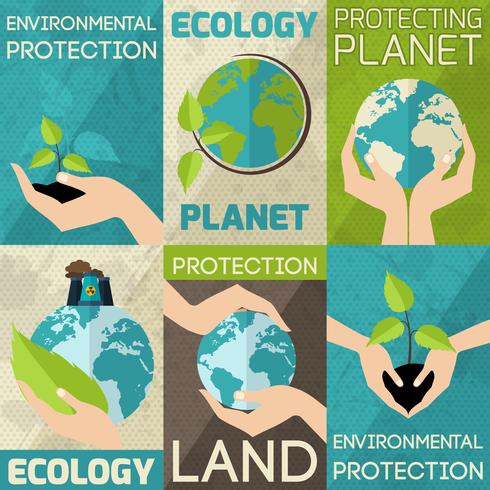 Póster de la planta de asimiento de la mano vector