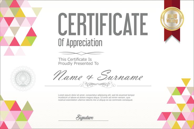 Certificate vector